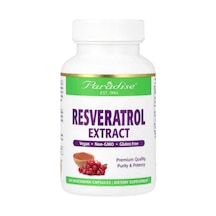 Paradise Herbs, Resveratrol Extract, 60 Vegetarian Capsules 100 Mg Per Capsule