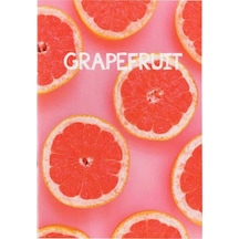 Grapefruit Temalı Çizgisiz Defter Pembe