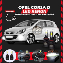 Opel Corsa D 2006-2014 Sis Farı Uyumlu Şimşek Etkili Led Xenon Light Series H9005