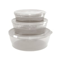 Tuffex TP730 Polo Yuvarlak Small Saklama Kabı 3'lü Beyaz