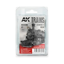 3x35 Ml. Lokomotif Ve Wagon Eskitme Efekti Maket Boyası Seti, Ak Interactive 7000 Standart