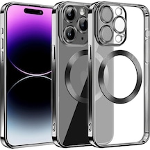 Apple iPhone  Uyumlu,  13 Pro Max Kılıf Slot Silikon - Siyah