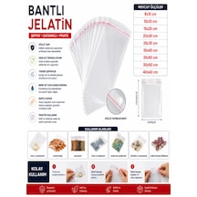 Bantlı Jelatin Poşet 35x45 Cm 1 Kg
