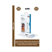 Özel Üretim İphone Duo Uyumlu 3d Full Coverage Cam Ekran Koruyucu Cihaz Koruma Telefon Paneli