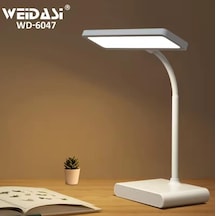 Wellhise Weidasi Masa Lambası Type-c Kablolu Ve Şarjlı Ledli Masa Lambası Wd-6047 Beyaz