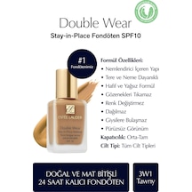 Estee Lauder Double Wear Fondöten Spf10 3W1 Tawny 30 ML