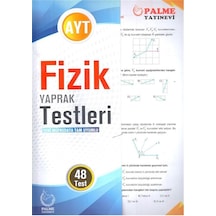 Yks Ayt Fizik Yaprak Test Palme Yayınları N11.12171