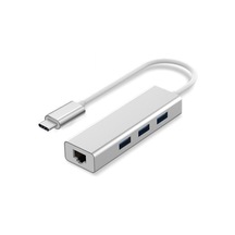 Forzacase FC823 Type-C Ethernet 3 Port Usb 3.0 Çevirici Hub Adaptör