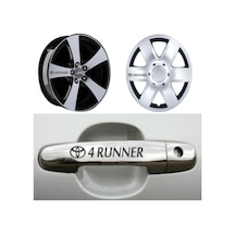 Toyota 4 Runner Kapı Kolu Jant Sticker Yapıştırma 8 Ad
