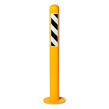 Metal Delinatör Kaldırım Park Dubası Demir Otopark Sabit Park Bariyeri 75 Cm Siyah