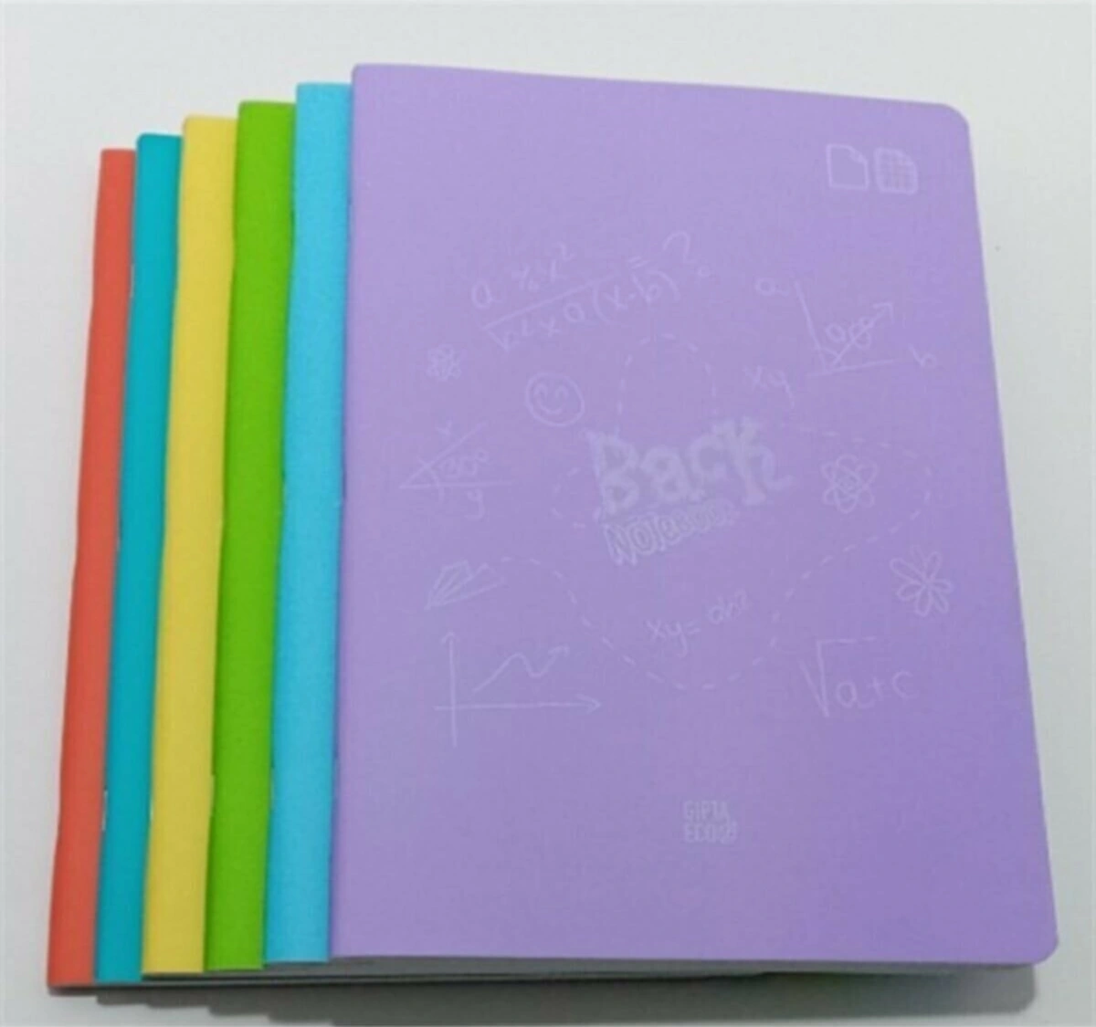 Defter Eco Back A4 80yp Kare Pp Kpk 6'lı Set Des2020