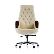 Uzayofismobilyaları Uzay Ofis Mitro Müdür Koltuğu - Krem