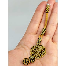 Bakır El İşi Kazaz Püskül & 2 Habbeli Takım 45538