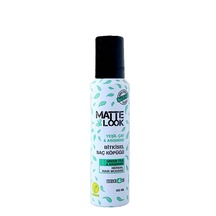 Matte Look Bitkisel Yeşil Çay Saç Köpüğü 150 ML
