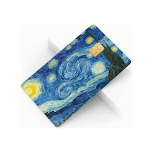 Van Gogh Temalı 4'lü Kart Kaplama Sticker Seti İle Sanatınızı Taşıyın Abanoz