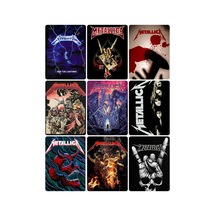 Metallica 2 No Desenli Tasarım Mini 9' Lu Fotokart Seti