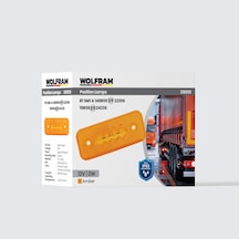 Side Marker Yan Pozisyon Lambası Amber Renk Led 12v 2w E9-r10 Belgeli