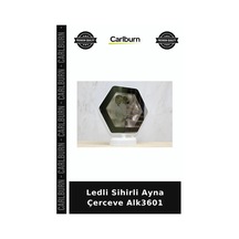 Özel Üretim Dekoratif Aydınlatmalı  Ev Aksesuarı Modern Ledli Sihirli Ayna Çerceve Alk3601