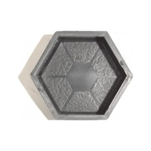 Plastik Parke Taşı Kalıbı Tekli Ithal Altıgen 6 Cm (10 Adet)