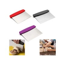 Hamur Kesme Spatulası Paslanmaz Çelik Hamur Kazıma Aparatı Çok Renkli