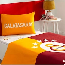Yeni Sezon Lisanslı Galatasaray Efsane Tek Kişilik Nevresim Takımı Sarı Kırmızı