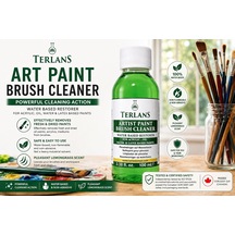Sanatsal Boya Ve Fırça Temizleyici 100 Ml - Yağlı Ve Akrilik Boya Temizleyici - Artist Brush Cleaner