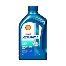 Shell Advance 4t Ax7 10w40 1 Litre Aşınmaya Dayanıklı Sentetik Motosiklet Yağı Universal Uyumlu - 0781387029555