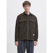 Jack & Jones Jprbluwıll Corduroy L/s Overshırt Sn Olive Olive