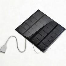 Ece Monokristal Güneş Paneli Telefon Şarj 6v 3w 580ma 145mmx145mm