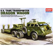 Academy 13409 1/72 Ölçek, Amerikan Tank Taşıyıcı Dragon Wagon , Plastik Model Kiti-49167