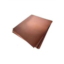 Saf Bakır Plaka 11x27cm Bakır Levha 110x270mm