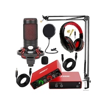Midex Central-rd Pack-2 Stüdyo Kayıt Ekipmanları Glx-700rd Ses Kartı Cxn-30 Stüdyo Mikrofon