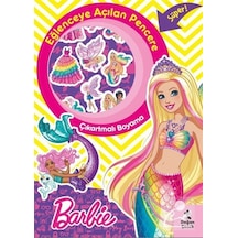 Barbie Eğlenceye Açılan Pencere Çıkartmalı Boyama Kitabı / Kol...