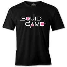 Squid Game-Logo Siyah Erkek Tshirt