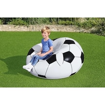 Up In & Over Beanless Futbol Topu Koltuğu, 114 X 112 X 66 Cm, Futbol Hava Koltuğu, Siyah/beyaz 50 x 22