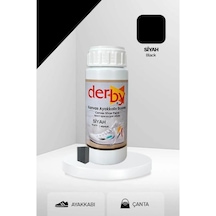 Derby Siyah Kanvas - Bez / Kumaş Ayakkabı Boyası 100 Ml