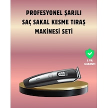 Şarjlı Saç Sakal Kesim Makinesi Detaylı Kesim İçin Hassas Başlıklı