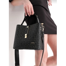 Just Polo Kadın Siyah El Ve Omuz Çantası Tm1165 2055 Siyah Cüzdan Çanta