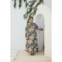 Aker Yeşil Desenli Poplin Tunik Yeşil Yeşil