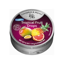 Cavendish & Harvey Tropical Fruit Drops Suger Free 175 G