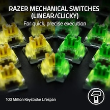 Razer Blackwidow V4 Pro Yeşil Anahtar - Mekanik Oyun Klavyesi