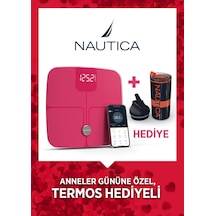 Nautica Vücut Analizli Smart Akıllı Bluetooth Tartı Baskül + Nautica 500 Ml Termos Hediyeli