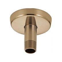 U4996-cz Duş Kolu Ve Flanşı, Şampanya Bronz Açık Mavi