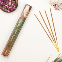 Aromatika Beyaz Adaçayı & Hindistan Cevizi Aromalı Premium Çubuk Tütsü