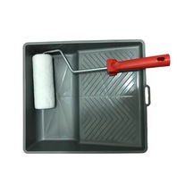 Kadife 15 Cm Posteki Özel Rulo Ve Boya Tavası Karışık Karışık