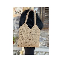 Melonndesign Yelpaze Model Hasır Handmade Çanta