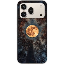 Honor 600 Pro Uyumlu Ay Gökyüzü Baskılı Silikon Kılıf Renkli