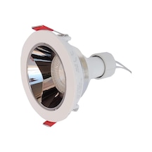 Beyaz Gümüş Sıva Altı Spot Cob Led Armatür Gu10 5w Gün Işığı Diğer