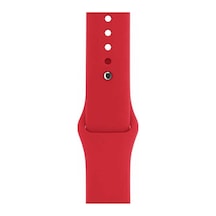 Ekılıf - Apple Uyumlu Watch 38mm - Kordon Klasik Kordon - Kırmızı