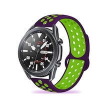 Gear S3 22mm Krd-02 Uyumlu Ardx Kordon-mor-yeşil